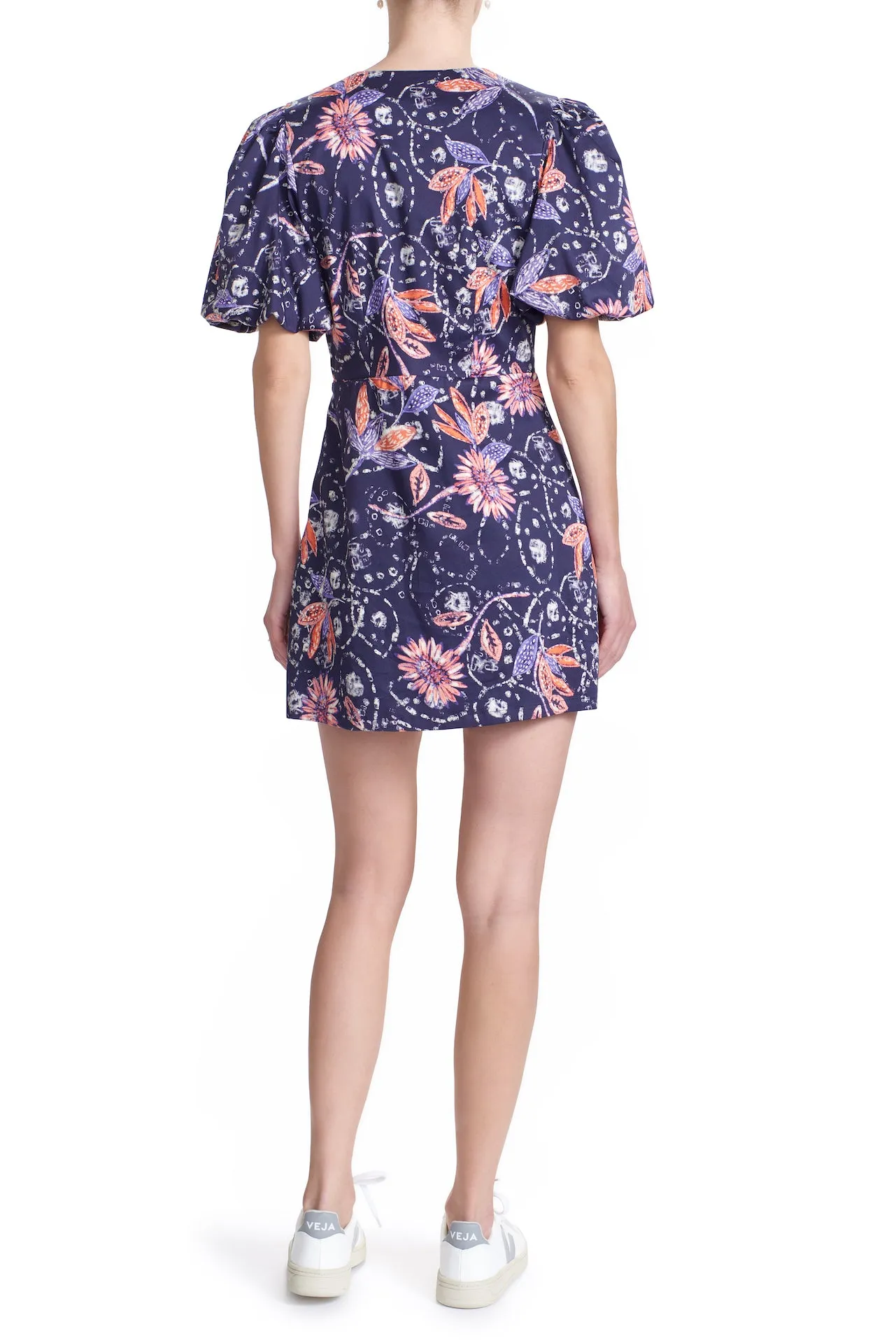 JORDYN MINI DRESS - Chalk Flower