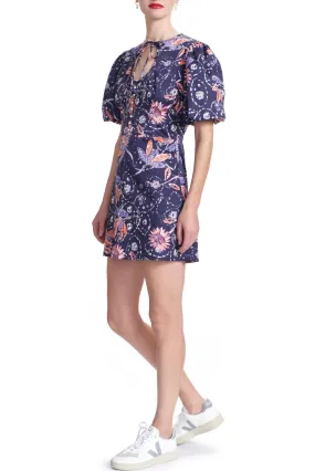 JORDYN MINI DRESS - Chalk Flower