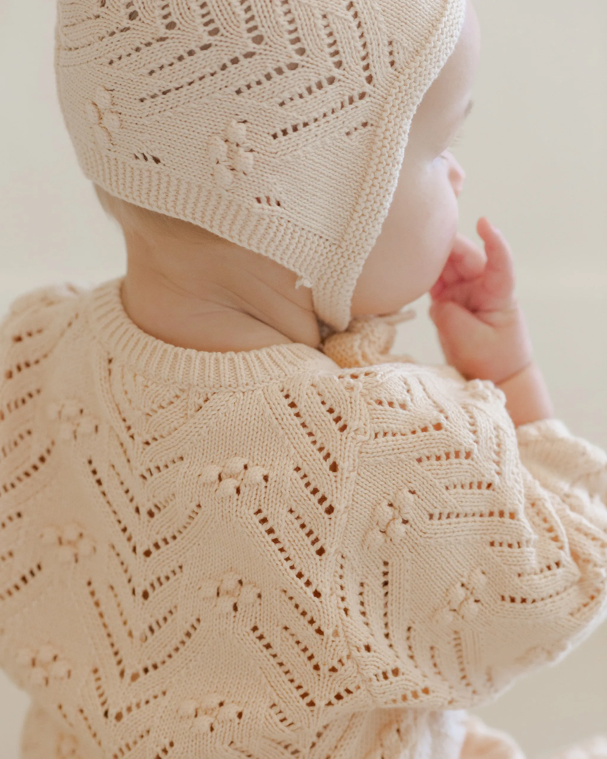 Knit Bonnet || Shell