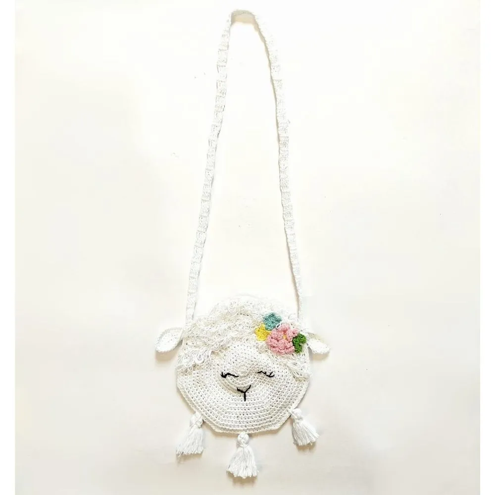 Lamb Purse - Handcrafted Crochet