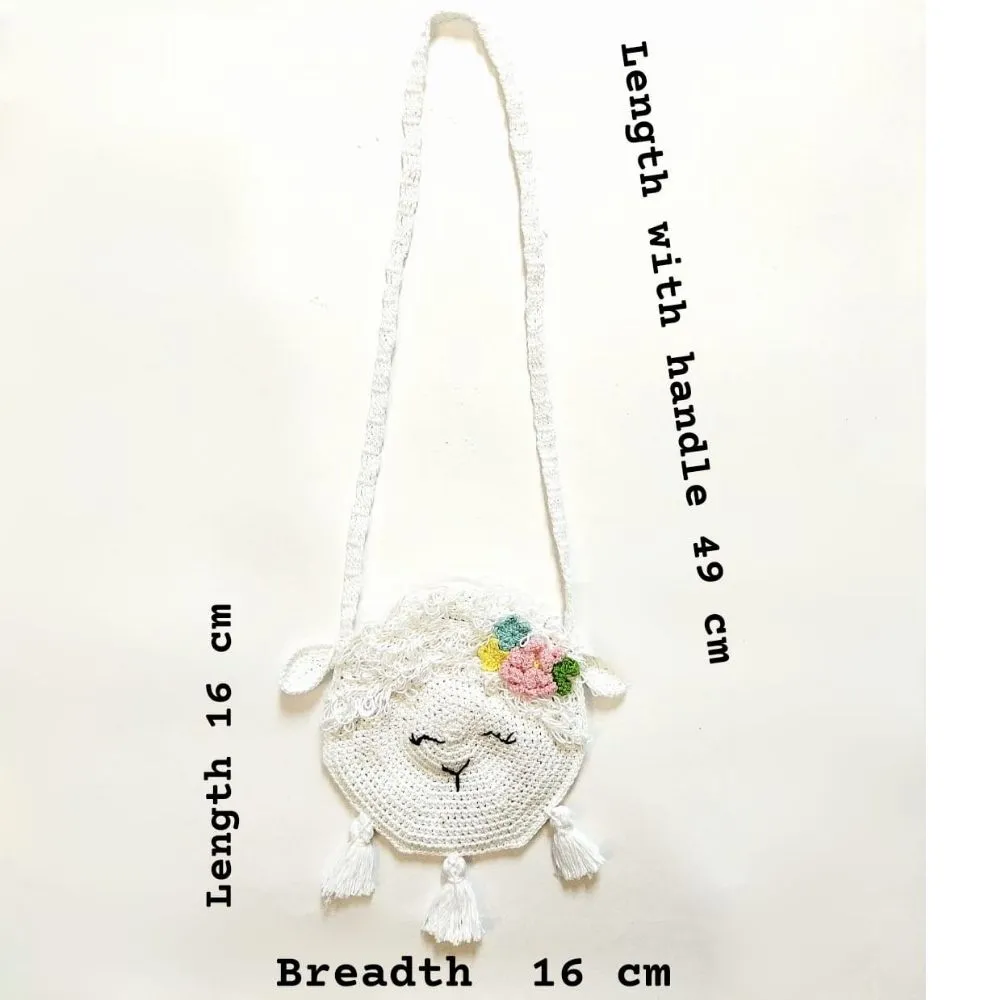 Lamb Purse - Handcrafted Crochet