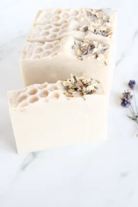 Lavender Honey Oatmeal -  Handcrafted Soap Bar