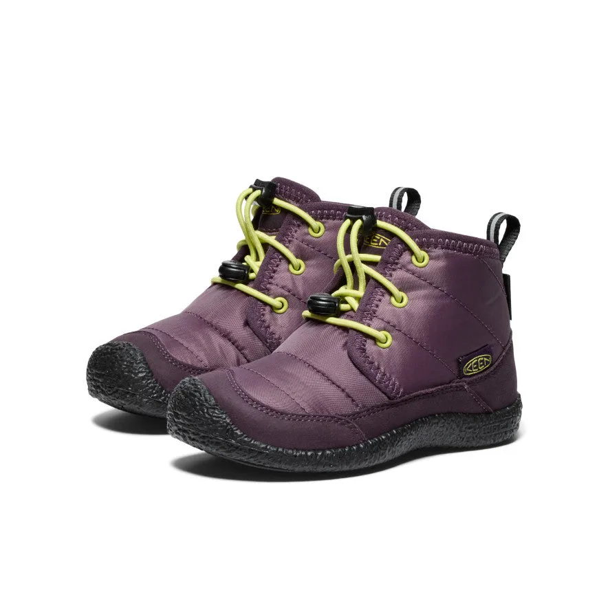 Little Kids' Howser II Waterproof Chukka  |  Plum Perfect/Daiquiri Green