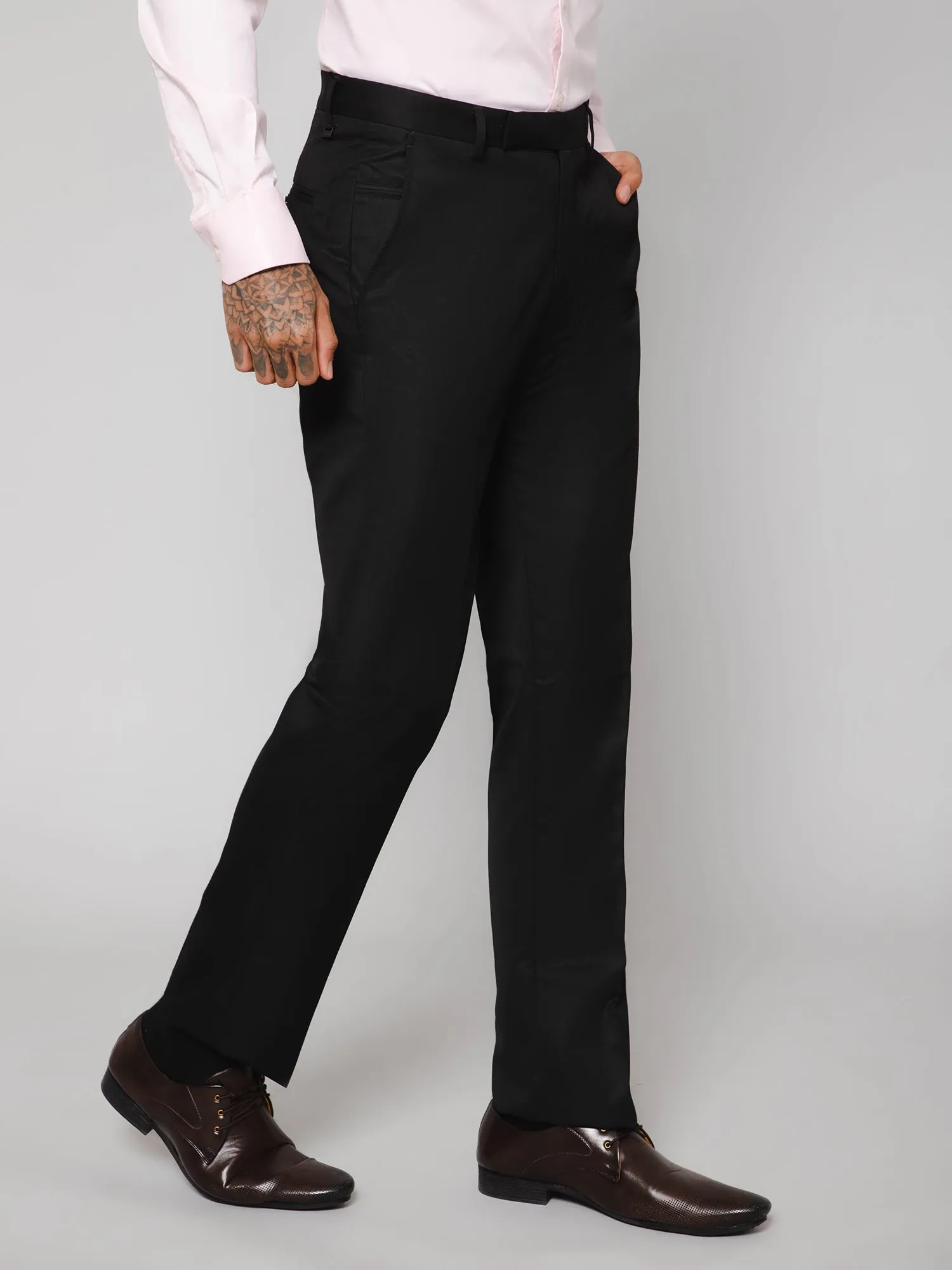 Men Black Trouser