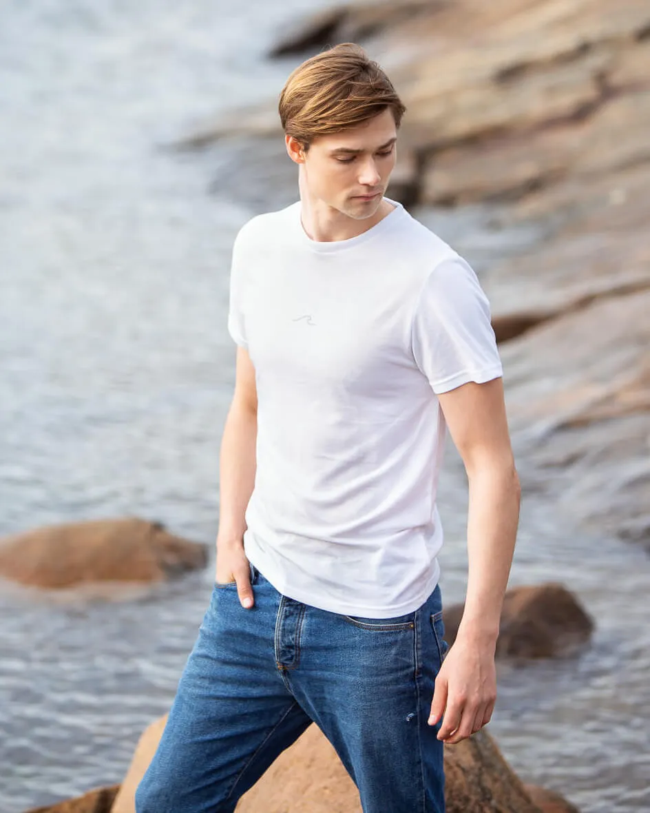 Men's Eco Ocean T-Shirt in Arctic White