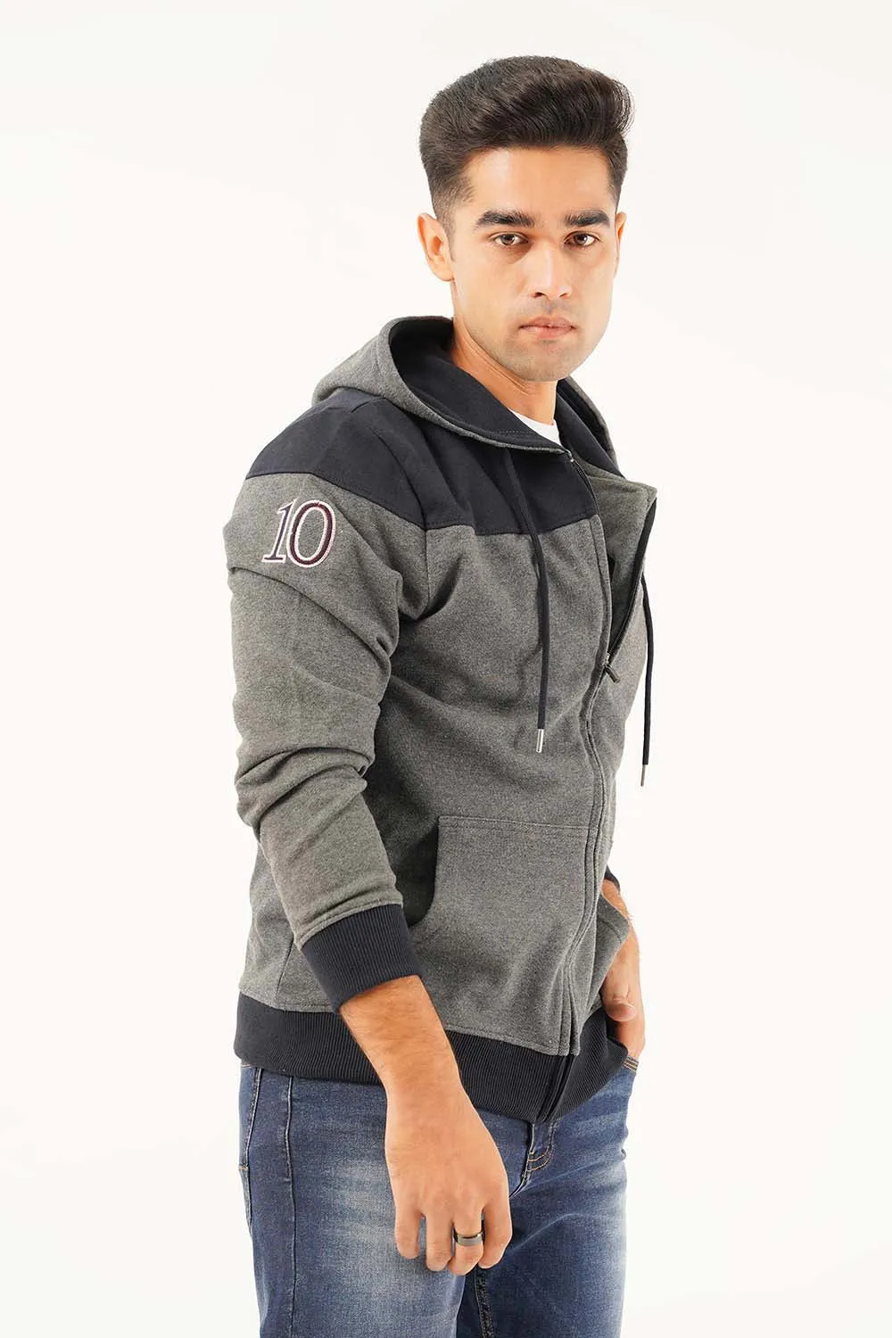 Men's Front Zip Hood