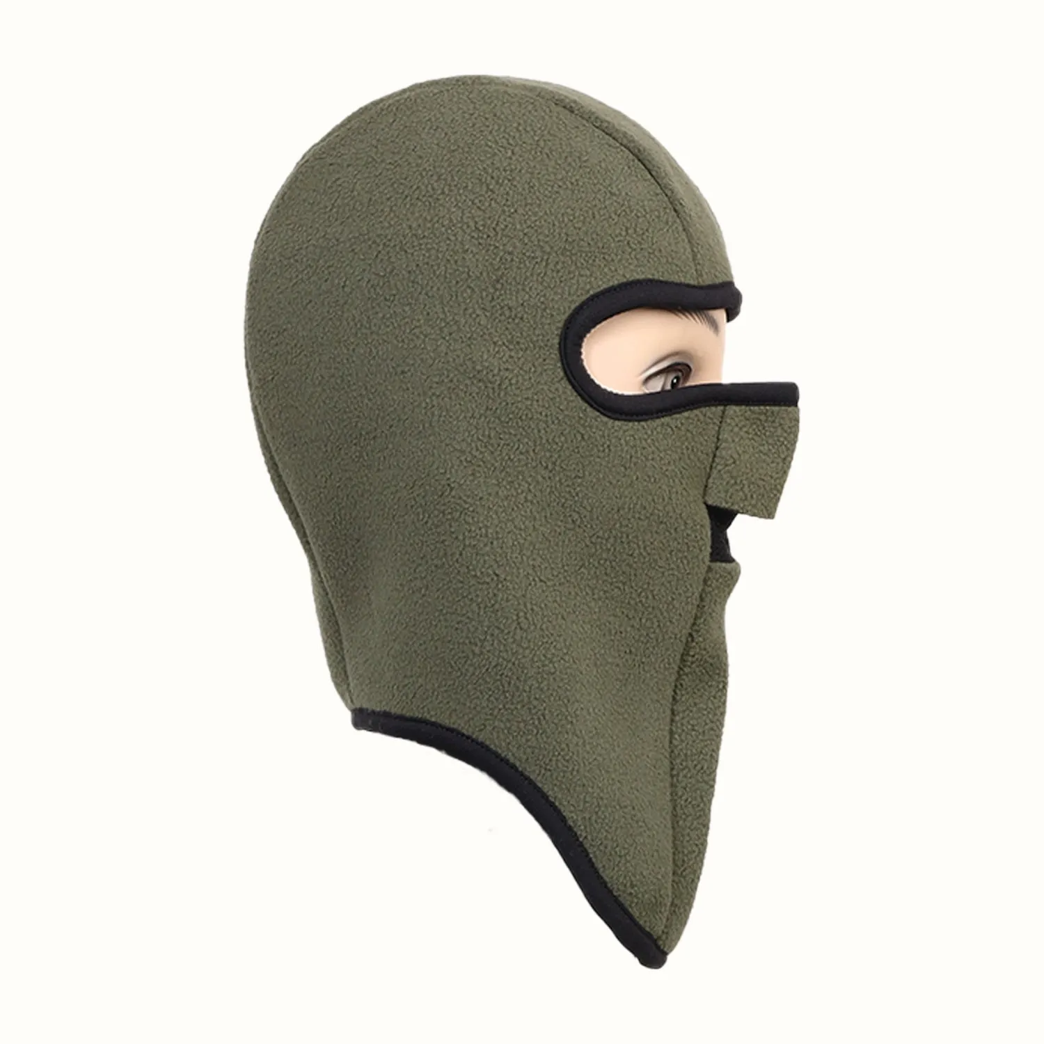 Men's Polar Fleece Balaclava Cap With Mesh