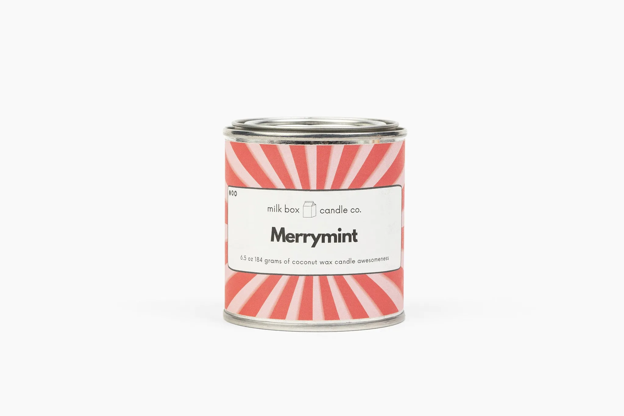 Merrymint - 100% Recyclable Coconut Wax Scented Candle