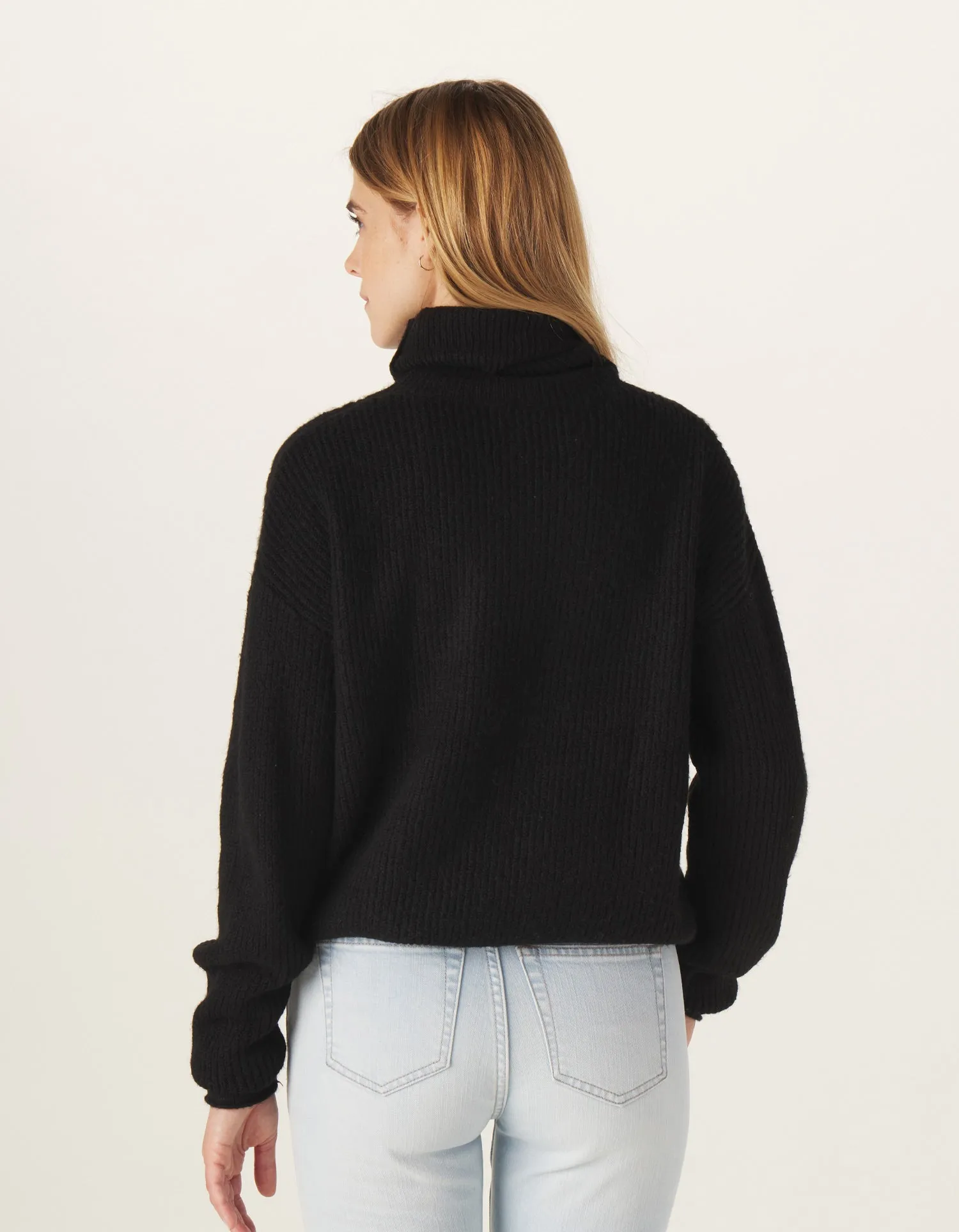 Monterosa Turtleneck Sweater in Black