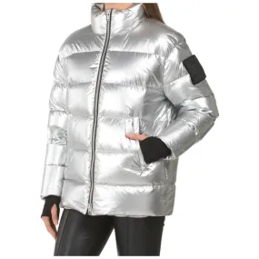 Moose Knuckles Replin Quilted Metallic Shell Jacket