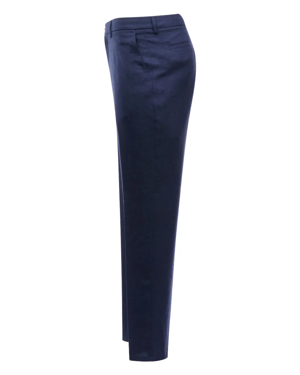 Navy Zip Dress Trouser