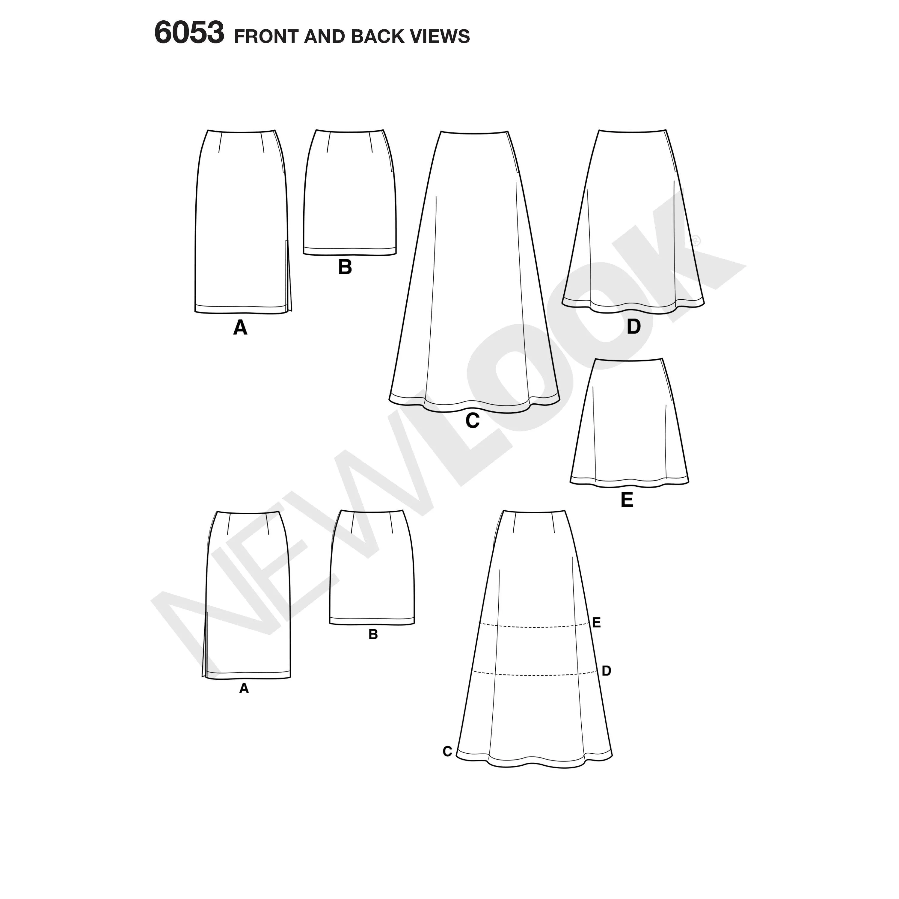 New Look Sewing Pattern 6053