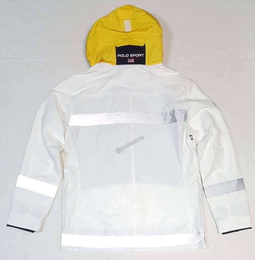 Nwt Ralph Lauren Polo Sport White P12 Sailing Reflective Jacket