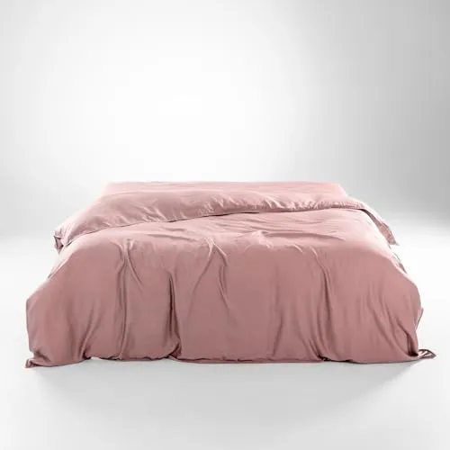 Olive Crate Eucalyptus Cooling Duvet Covers King Size Rose Blush