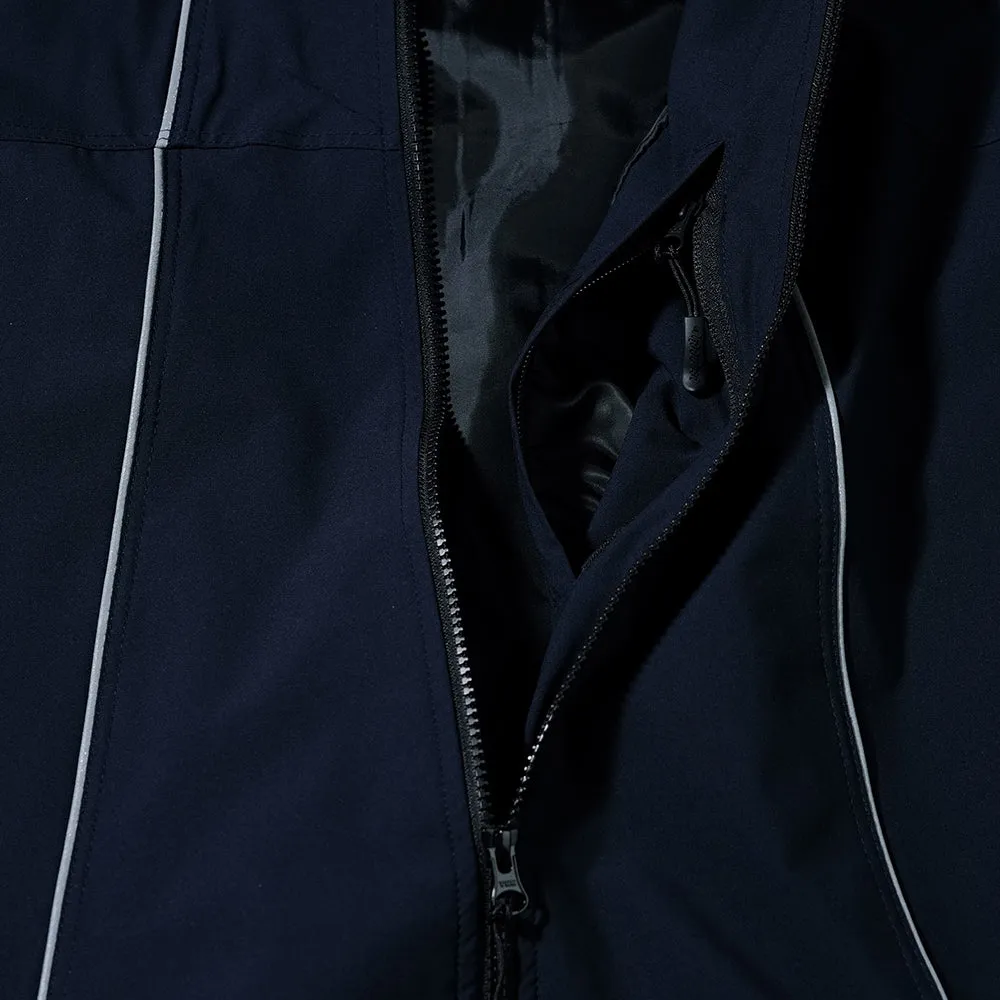 PP STRETCH HOODED JACKET NAVY