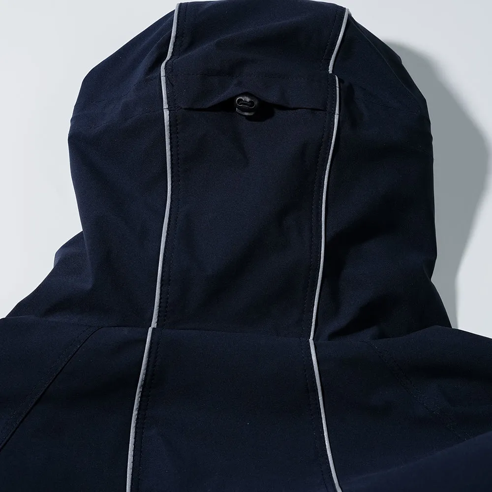 PP STRETCH HOODED JACKET NAVY