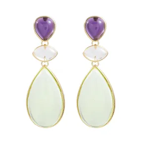 Pre Order:  Water Drop Morandi Color Earrings