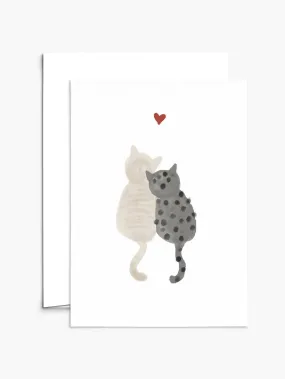 Purrfect Love Greeting Card