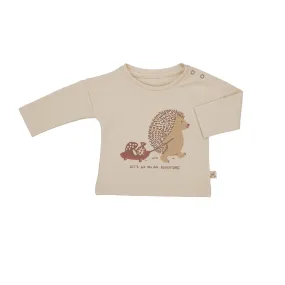 Red Caribou Babies Long-Sleeved T-Shirt