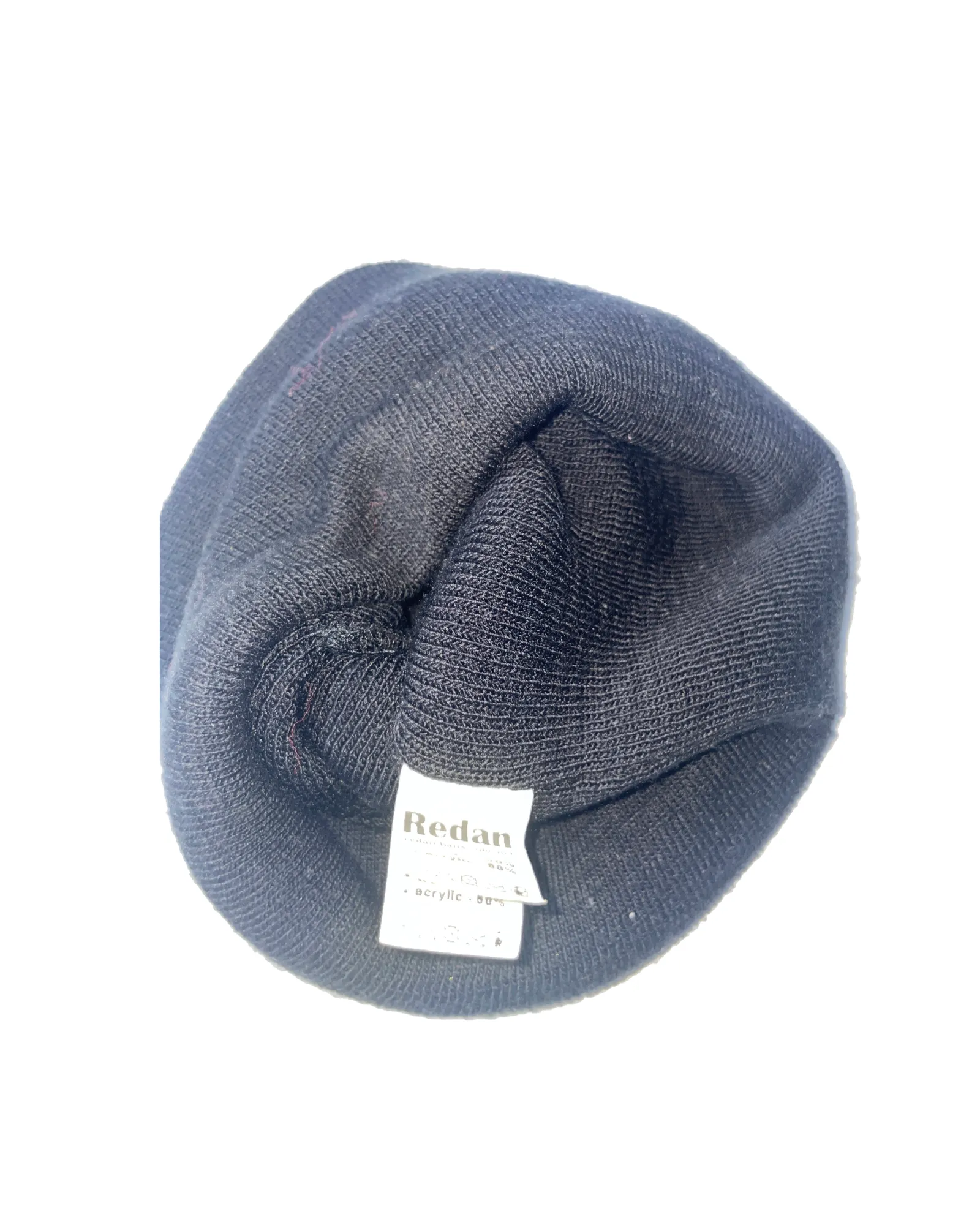 Redan Thinsulate Fine Knit Thermal Beanie Hat Winter Black SKU 5085