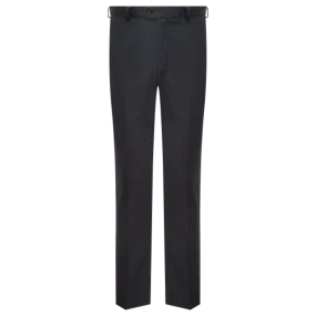 Senior Boys Slim Fit School Trousers - Navy