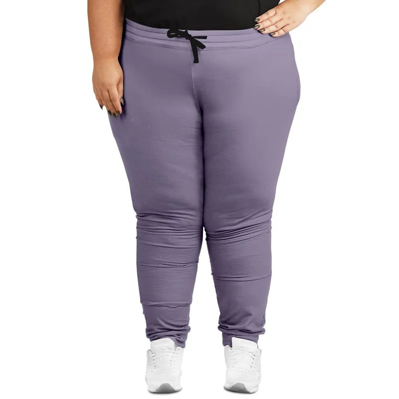 Shaded Pale Pastel Violet Gray Joggers | Unisex | with PLUS sizes | C22M30Y0K30