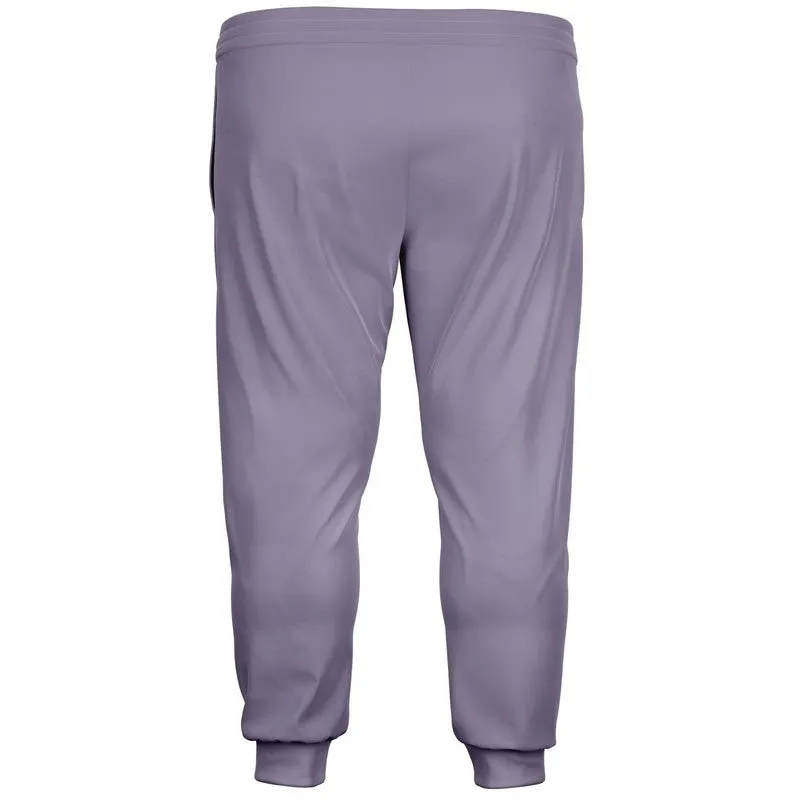 Shaded Pale Pastel Violet Gray Joggers | Unisex | with PLUS sizes | C22M30Y0K30