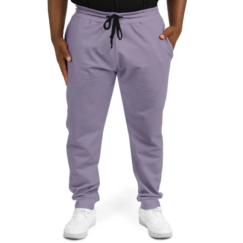 Shaded Pale Pastel Violet Gray Joggers | Unisex | with PLUS sizes | C22M30Y0K30