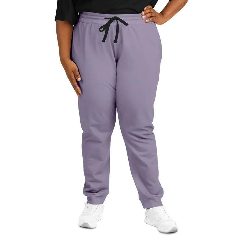 Shaded Pale Pastel Violet Gray Joggers | Unisex | with PLUS sizes | C22M30Y0K30