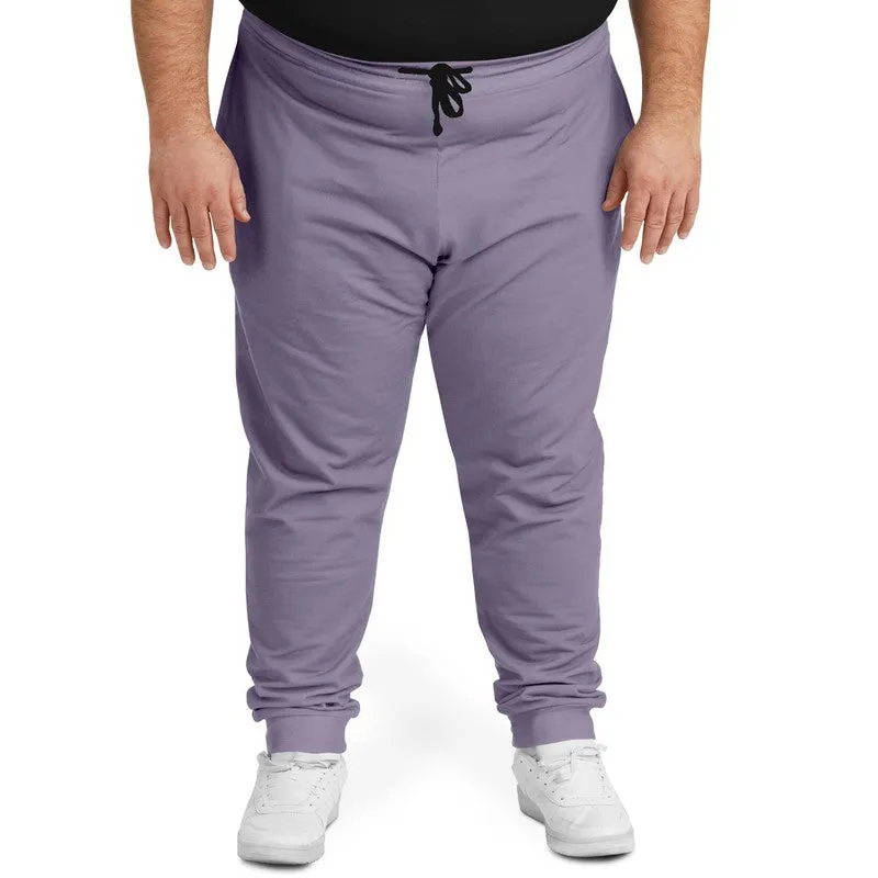 Shaded Pale Pastel Violet Gray Joggers | Unisex | with PLUS sizes | C22M30Y0K30