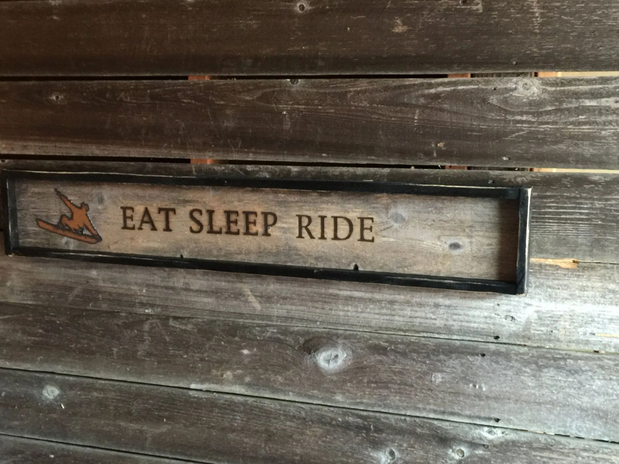 Sign - Eat Sleep Ride