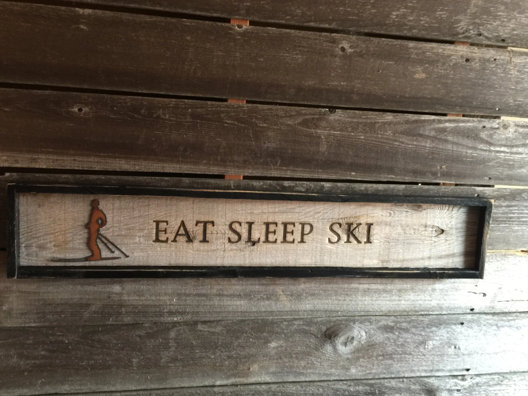 Sign - Eat Sleep Ski