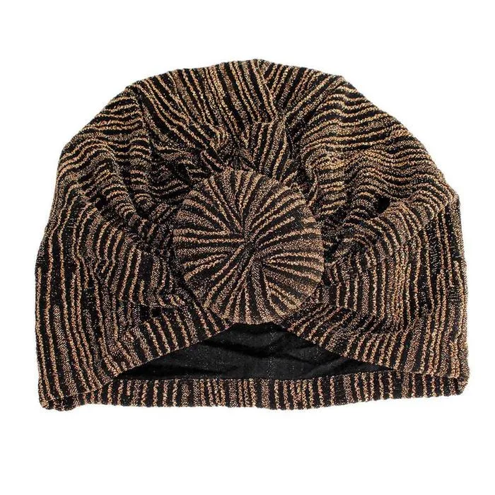 Stripe Donut Knot Turban