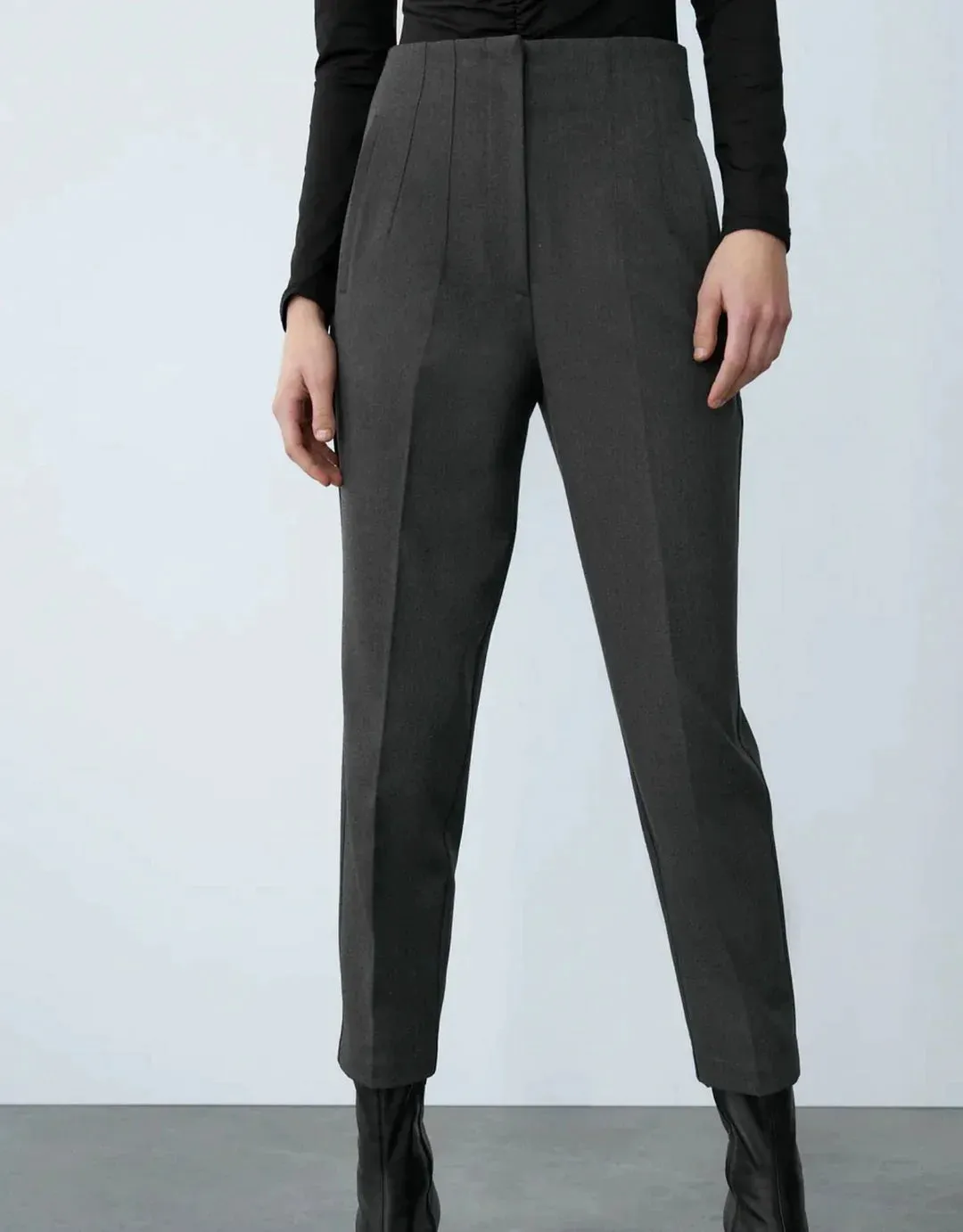 Tailored High Waist Slacks