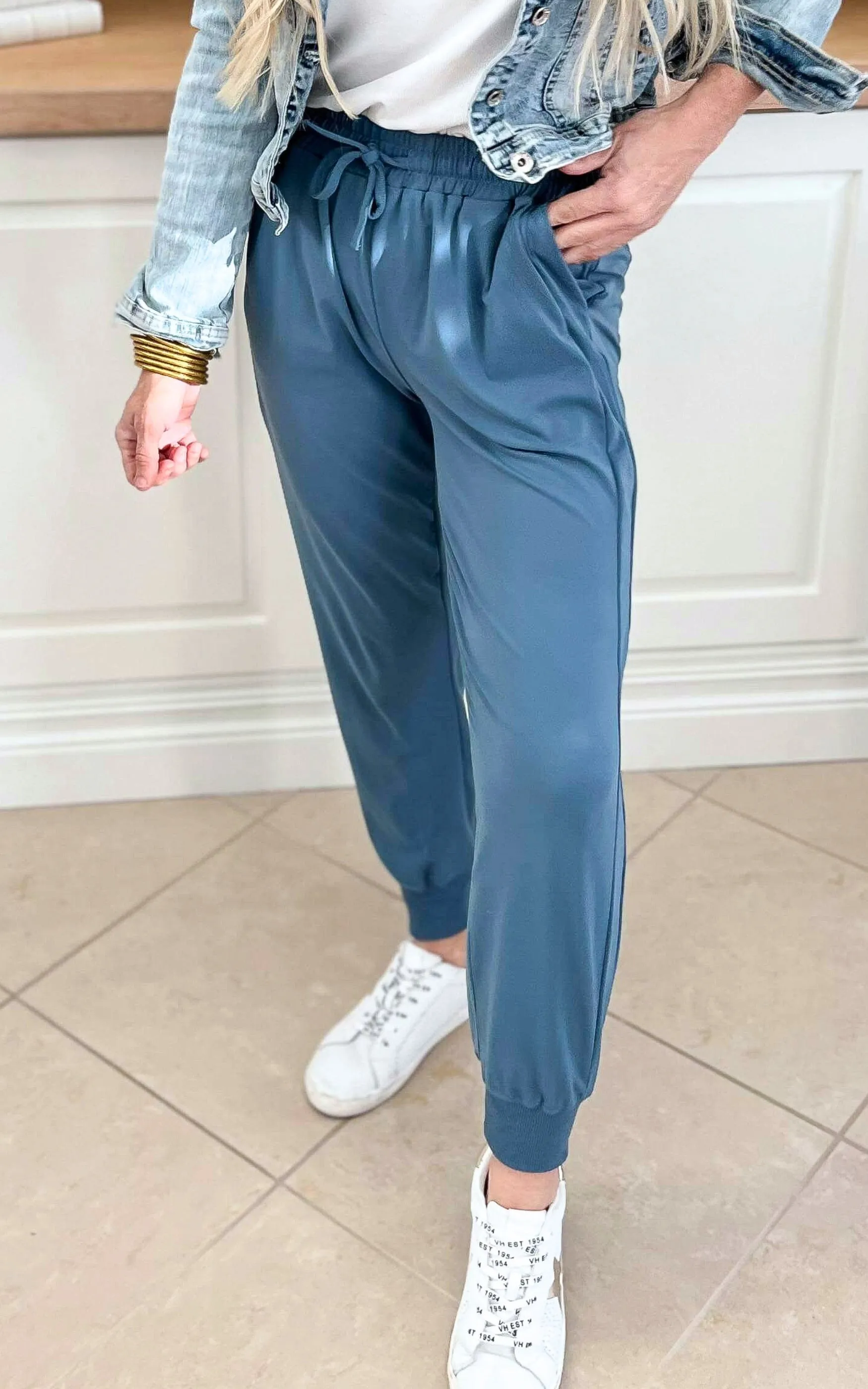 Teal Blue Everyday Joggers by Salty Wave*