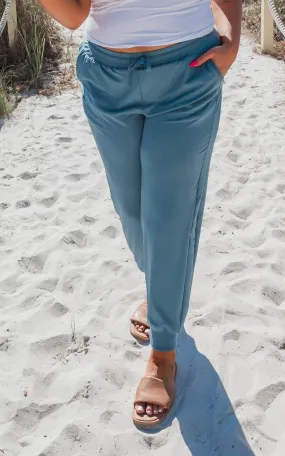 Teal Blue Everyday Joggers by Salty Wave*