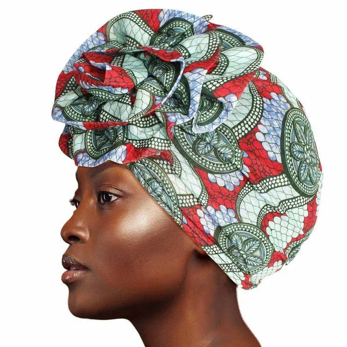 Tribal Flower Knot Turban