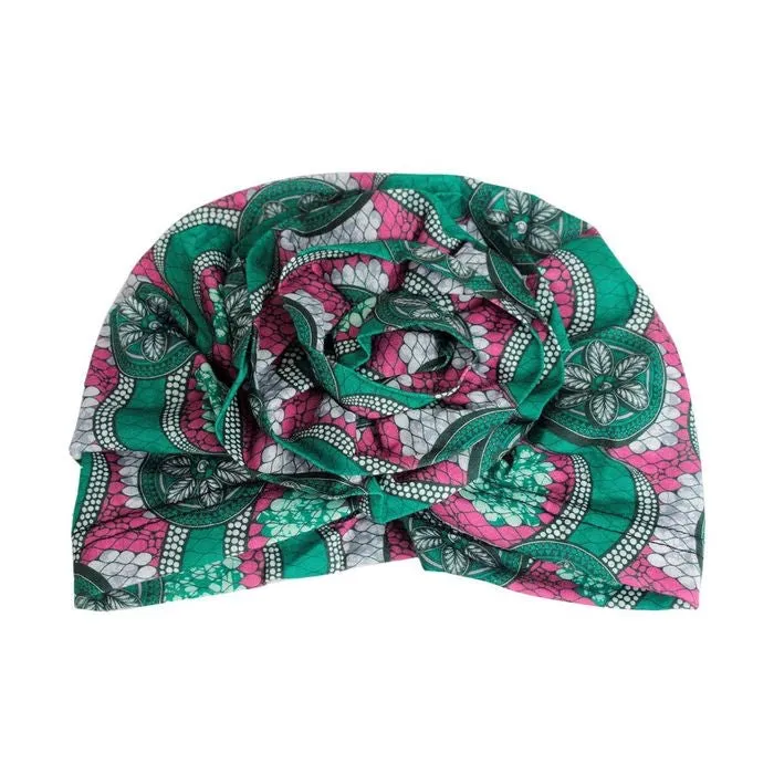 Tribal Flower Knot Turban