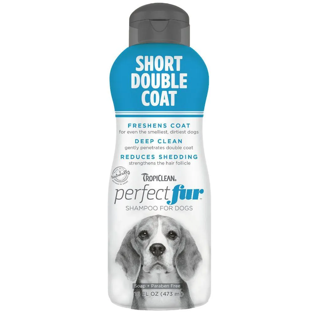 Tropiclean Perfect Fur Short Double Coat Shampoo 473ml