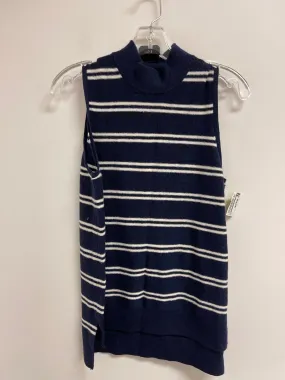 Tunic Sleeveless By Gap In Navy, Size: M