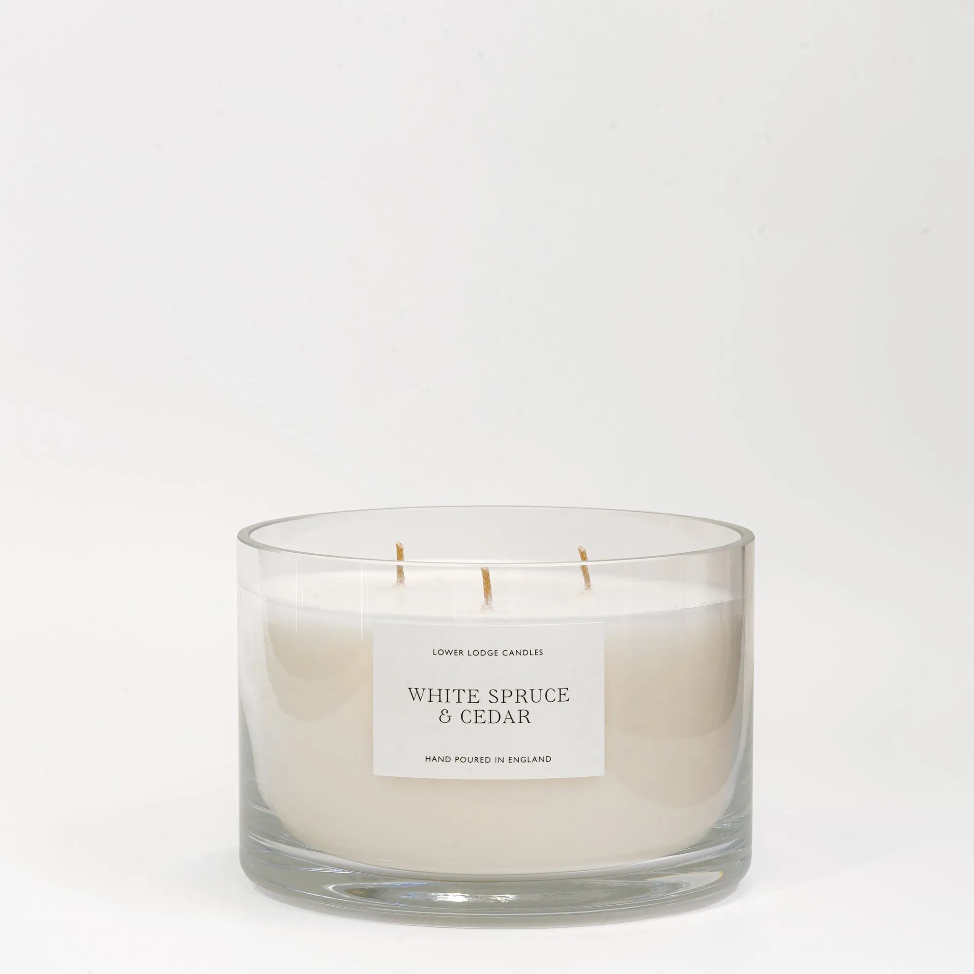 White Spruce and Cedar Luxury Scented Candle