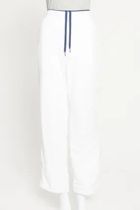 White Wimbledon 2018 Preowned Tracksuit Bottoms