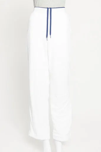 White Wimbledon 2018 Preowned Tracksuit Bottoms