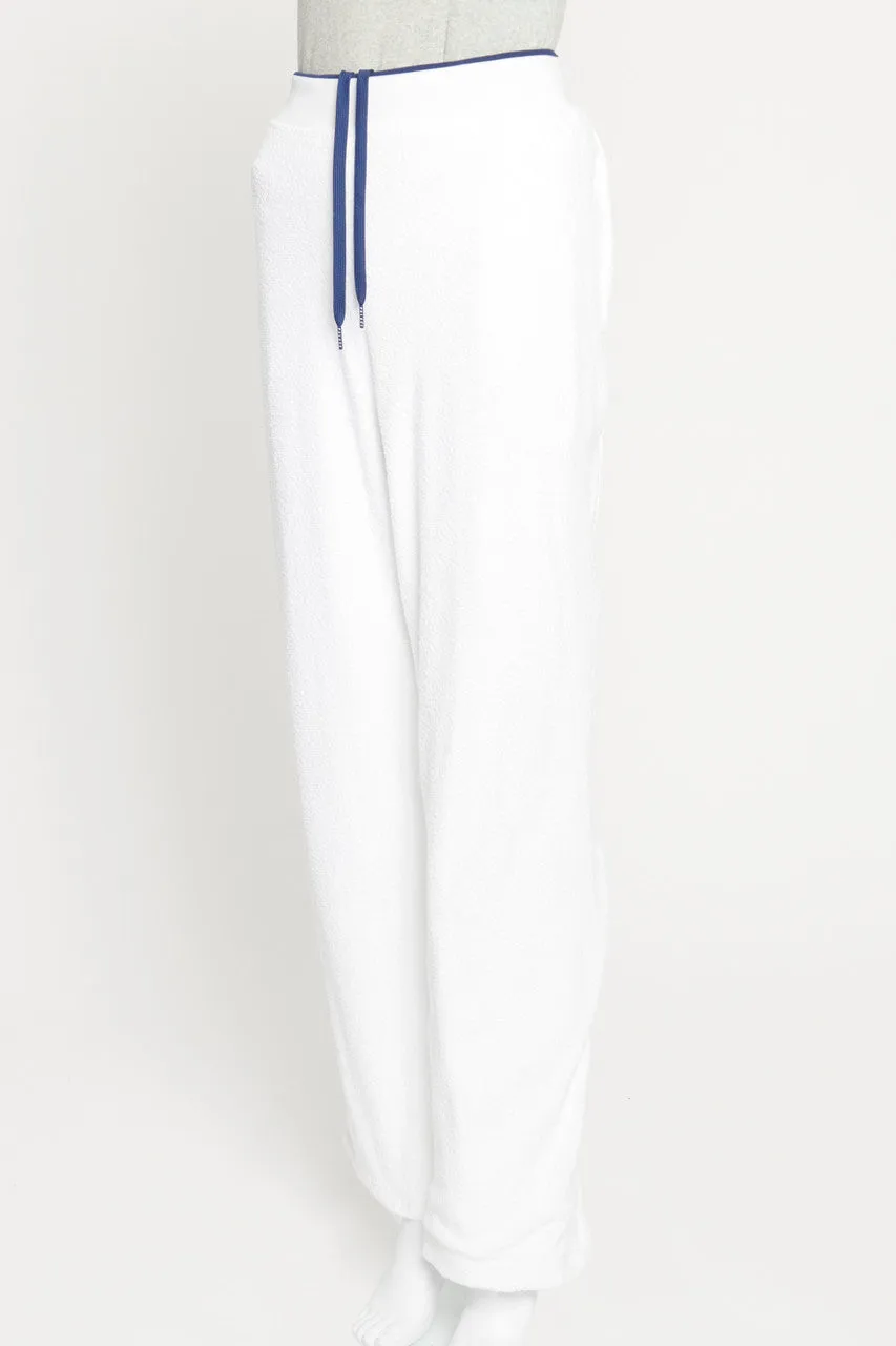 White Wimbledon 2018 Preowned Tracksuit Bottoms