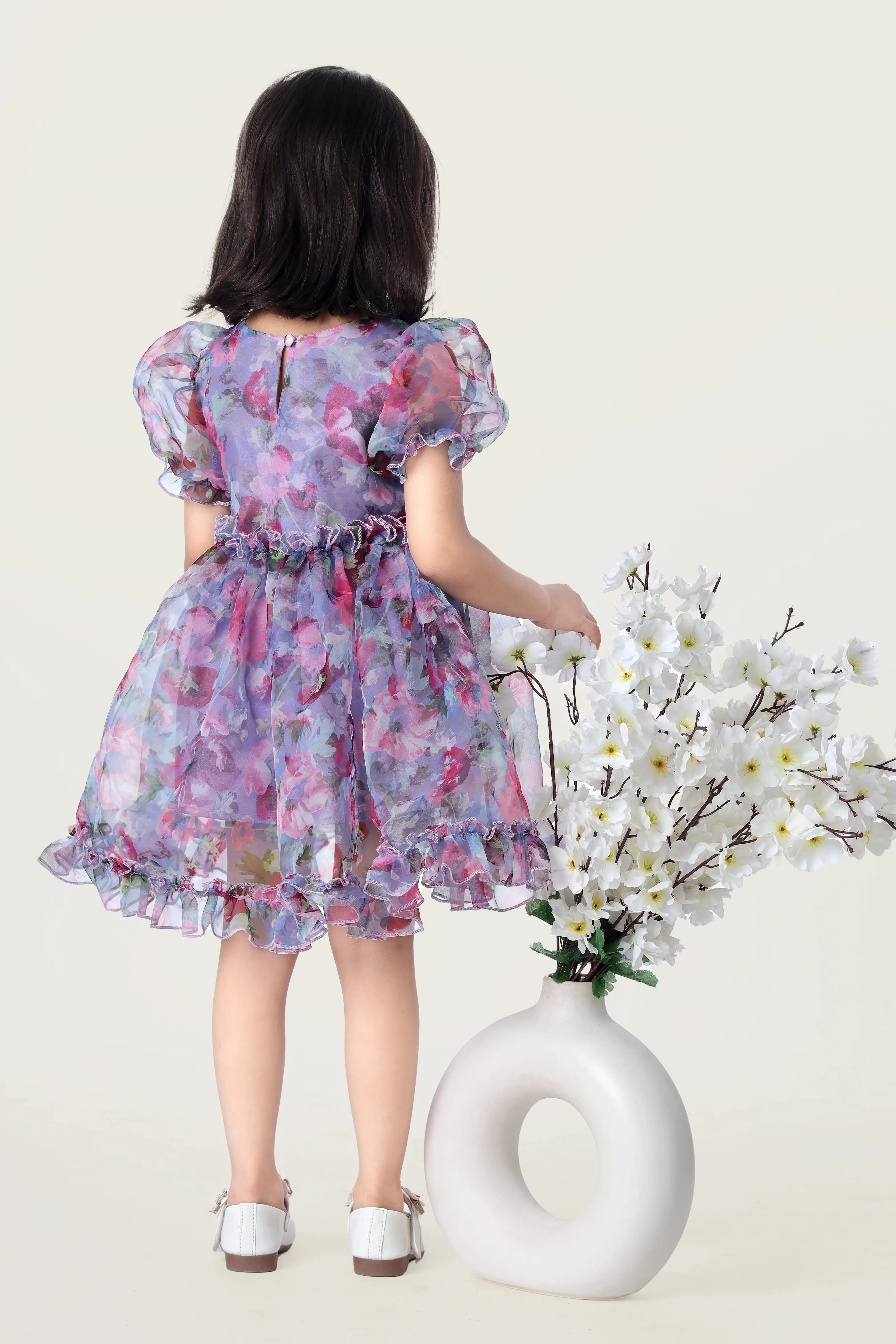 Wild Flower Organza Frock