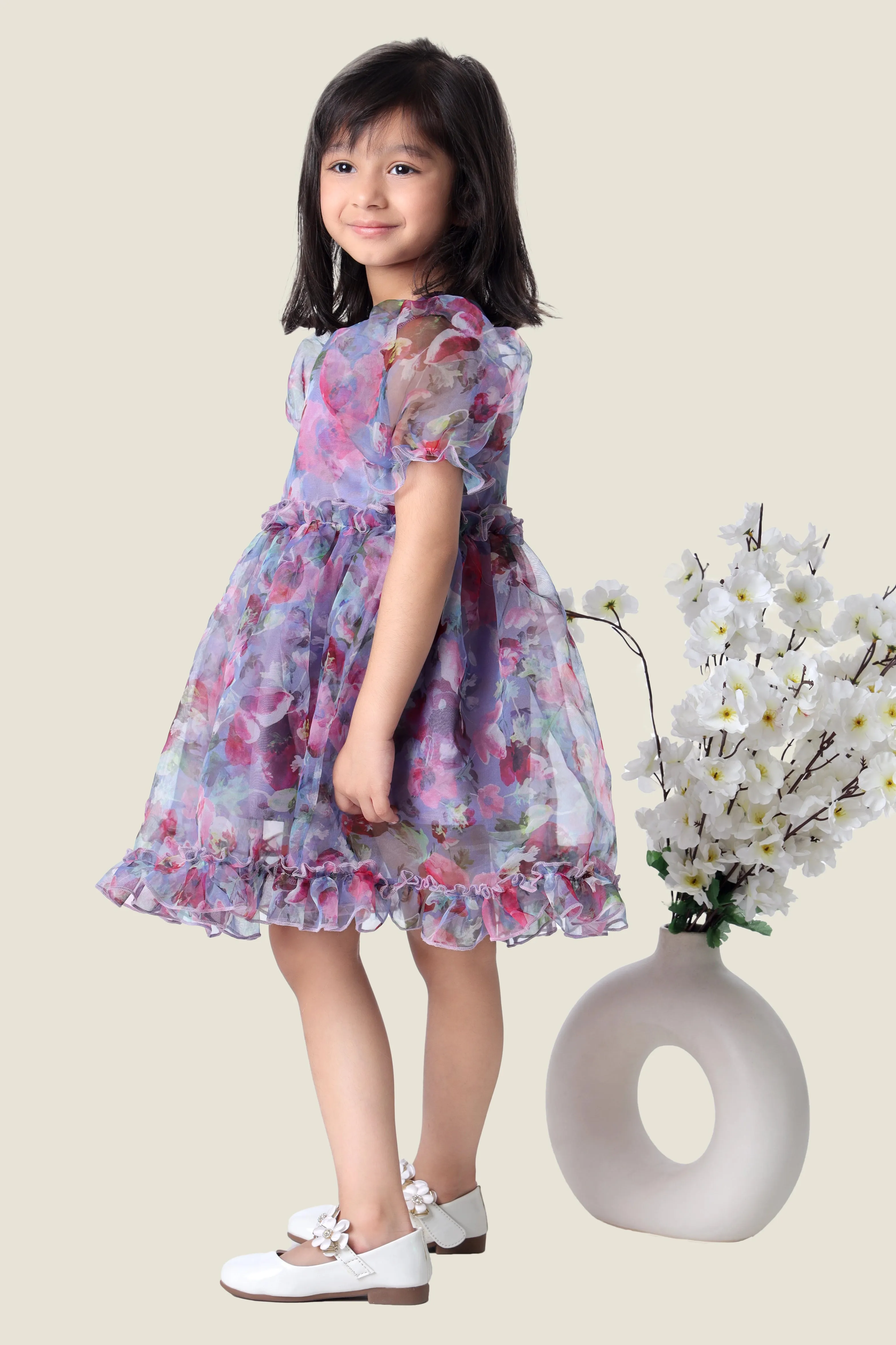 Wild Flower Organza Frock