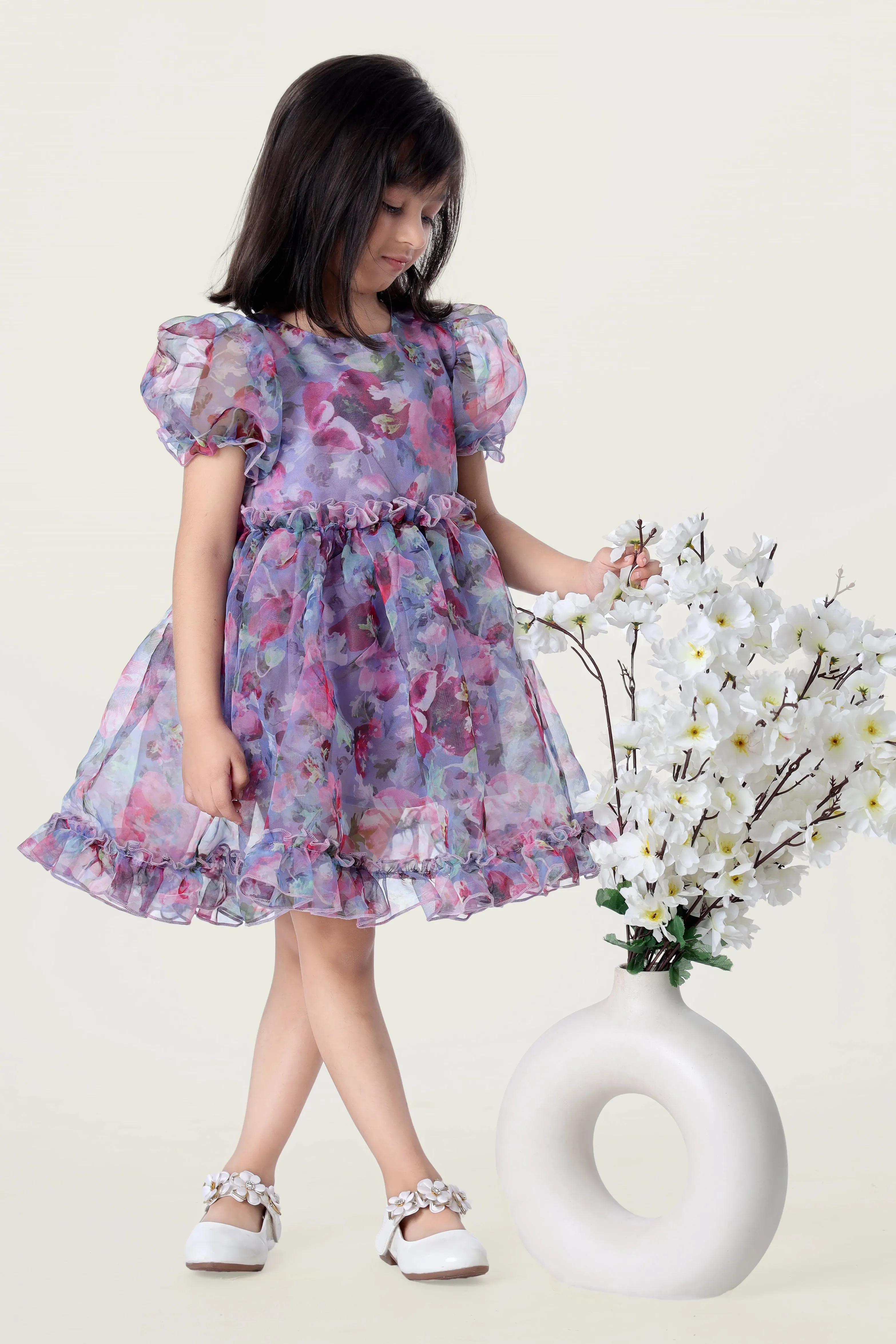 Wild Flower Organza Frock