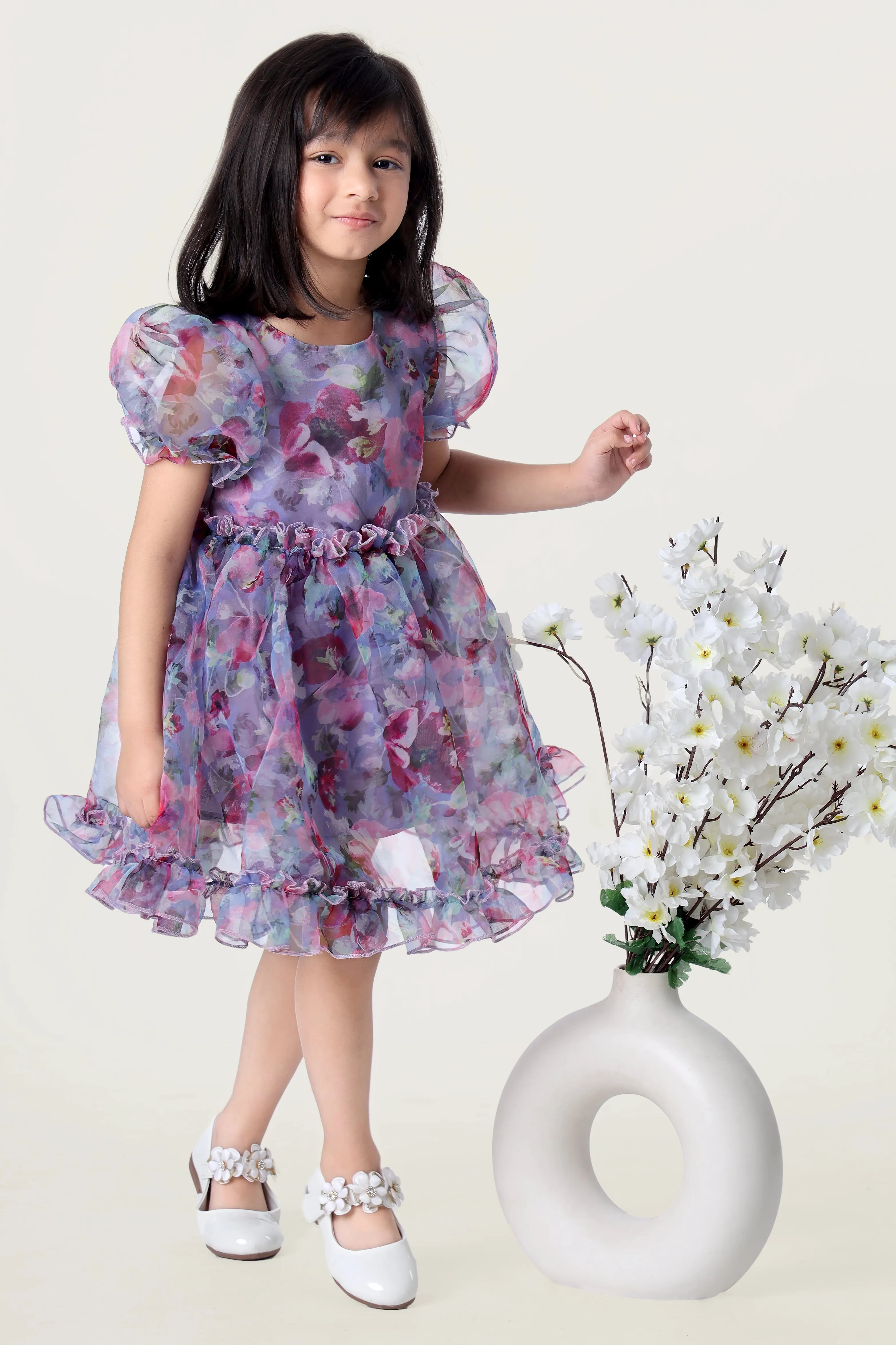 Wild Flower Organza Frock