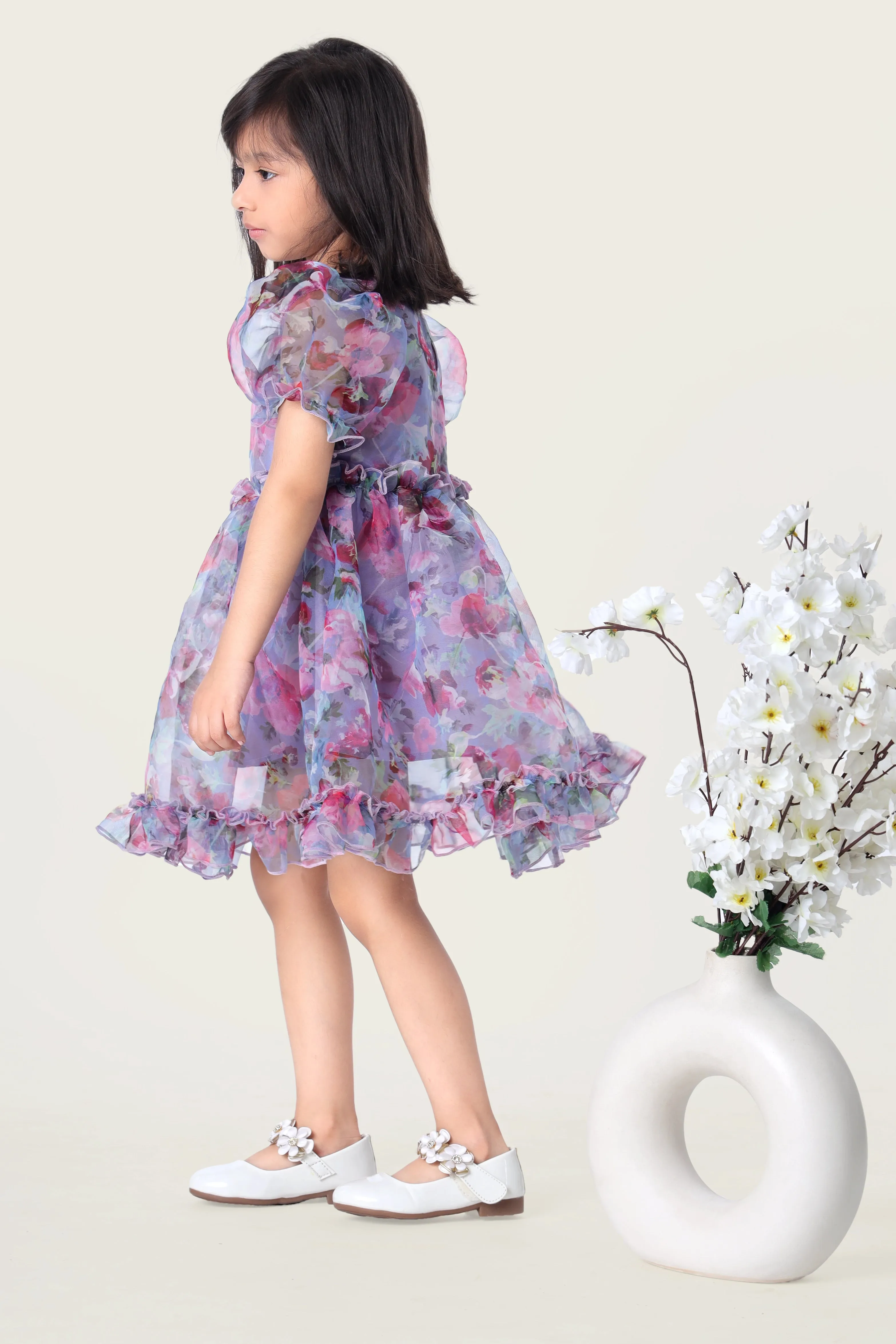 Wild Flower Organza Frock