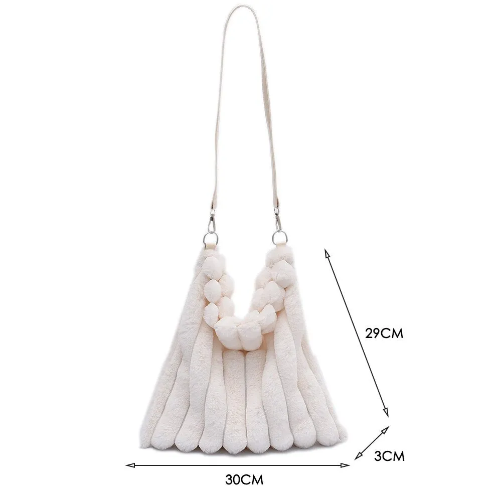 Winter Plush Underarm Bags | Women's Fashion Bags | Women's